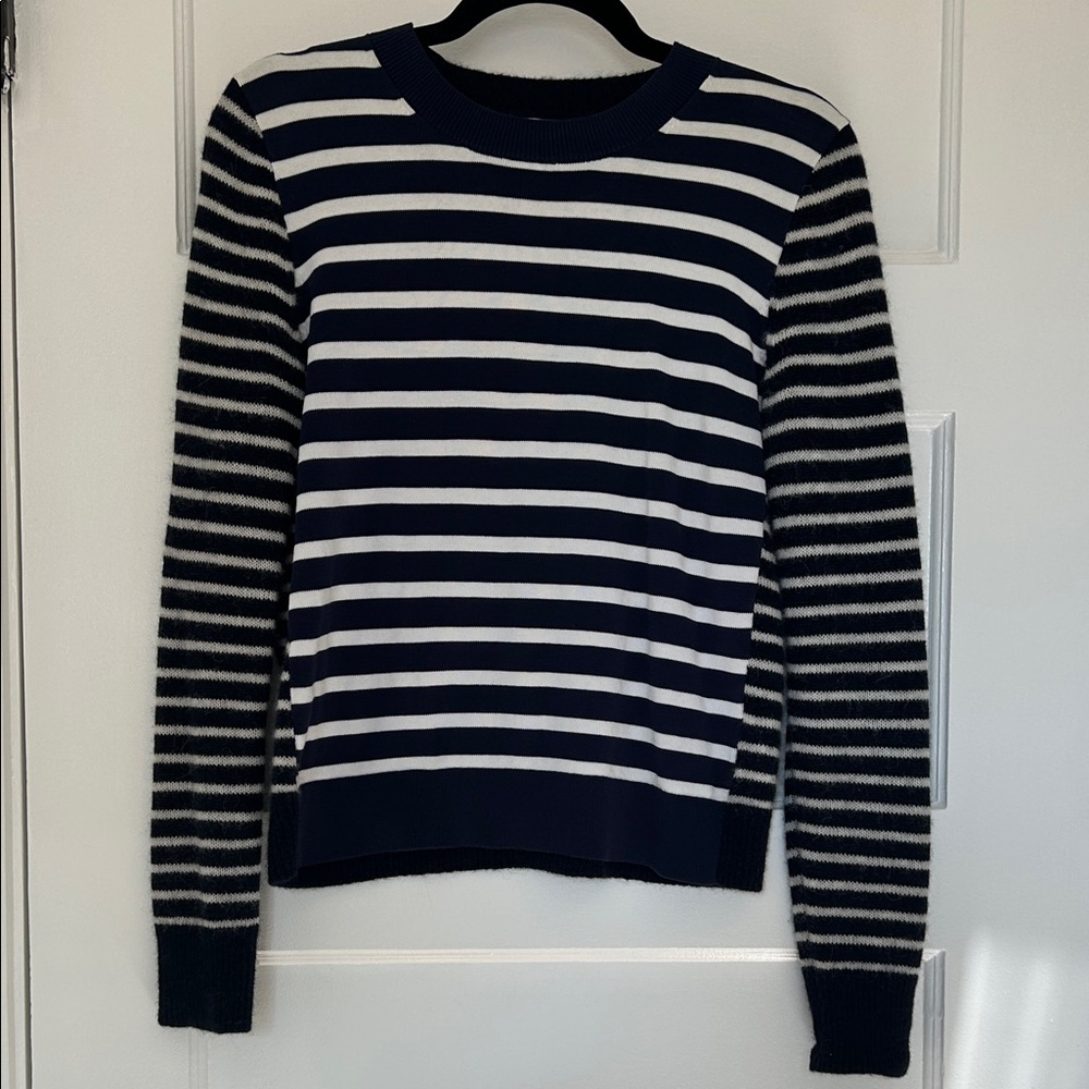 Madewell Mixed Media Striped Sweater